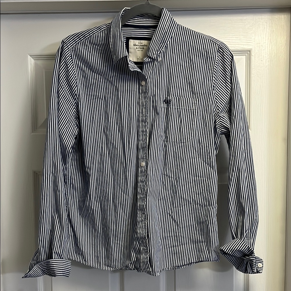 Women’s Striped Blue Shirt
